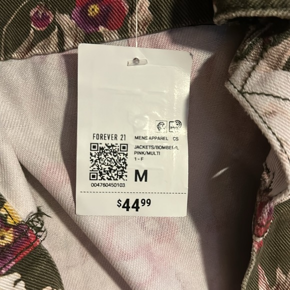 Forever 21 floral jacket medium - Picture 6 of 6